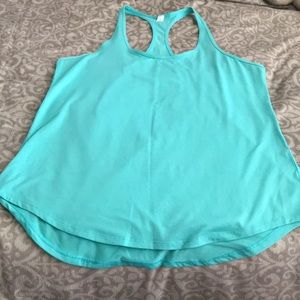 Lululemon teal green tank, size 8